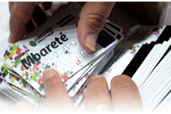 Corrientes: Se encuentran habilitadas las tarjetas Mbareté y Mamá Mbareté