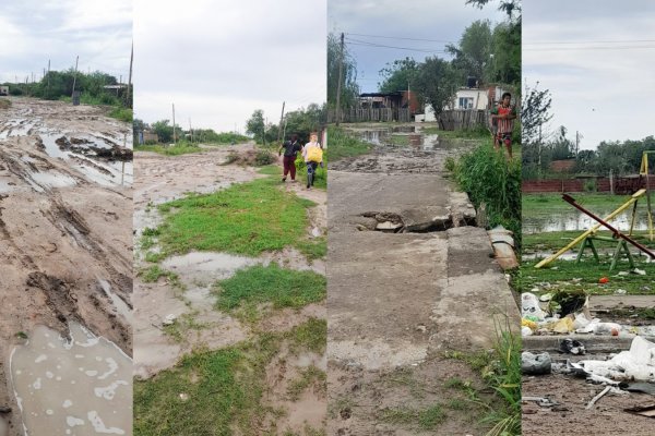 Drama y desesperación de vecinos del Barrio Pirayuí ante el abandono municipal tras la tormenta