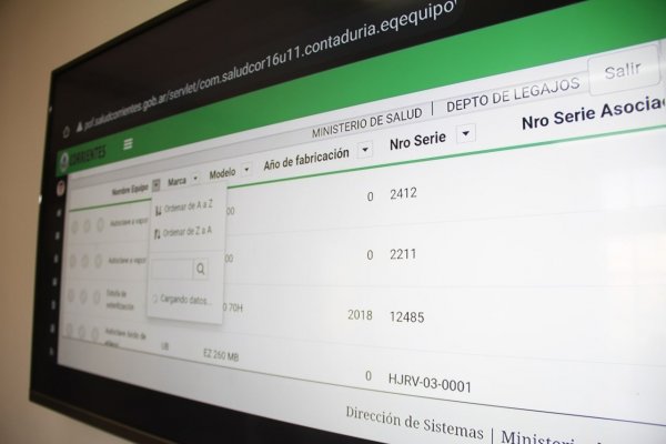 Salud Pública de Corrientes activa un sistema de gestión y verificación de equipos médicos