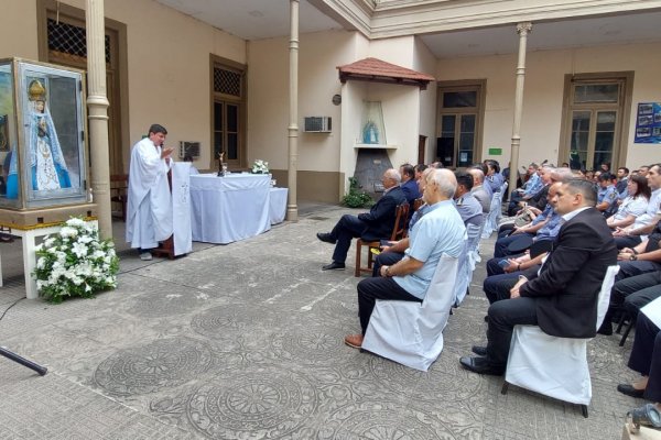 Misa por el día de todos los Santos en la Jefatura de Policía de Corrientes