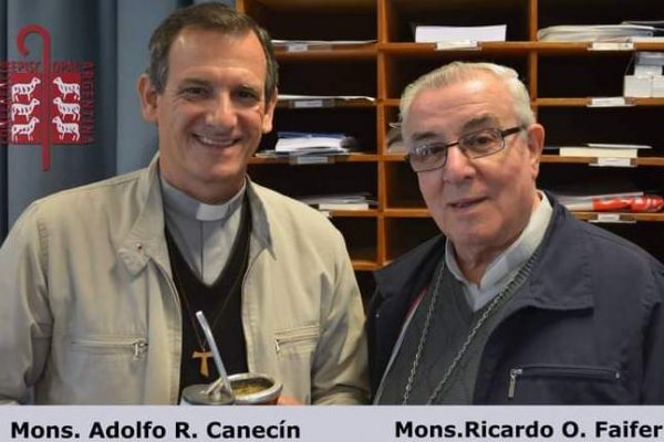 Canecín y Faiffer participan de la reunión Obispos