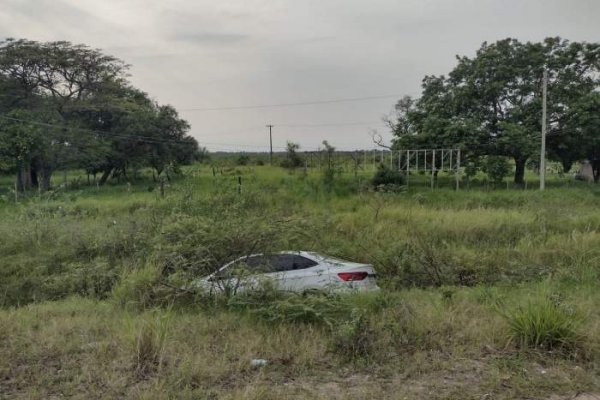 Corrientes: conductor se durmió al volante y cayó a una zanja