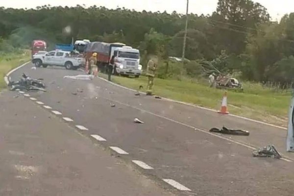 Siniestro vial en Corrientes: Muere un motociclista en una ruta provincial