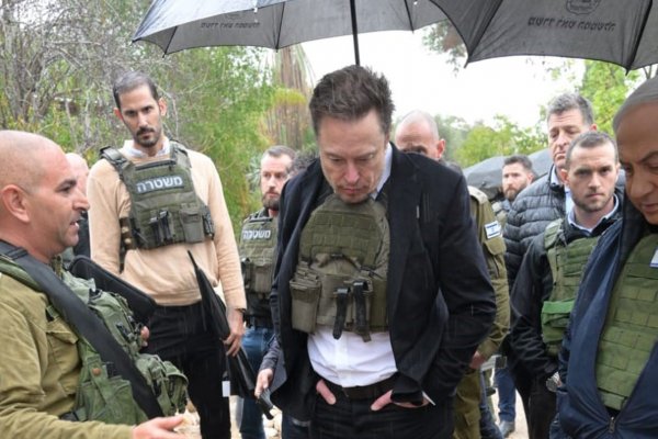 Netanyahu muestra a Elon Musk el kibutz donde secuestraron a Abigail Edan