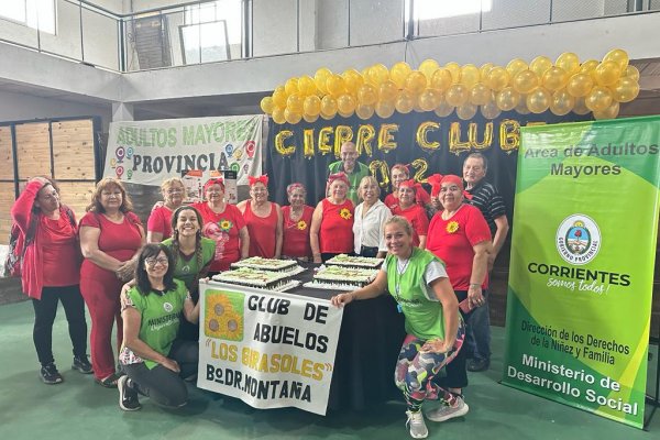 Los Clubes de Adultos Mayores tuvieron su cierre de año