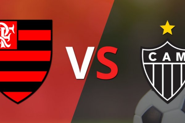 Termina el primer tiempo con una victoria para Atlético Mineiro vs Flamengo por 1-0