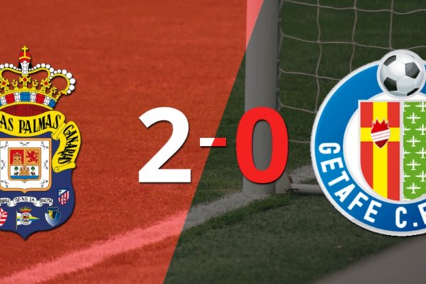 Con dos goles, UD Las Palmas se impuso a Getafe en el estadio Gran Canaria
