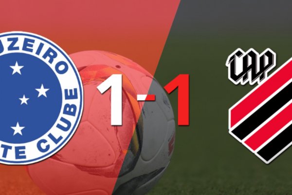 Empate a uno entre Cruzeiro y Athletico Paranaense