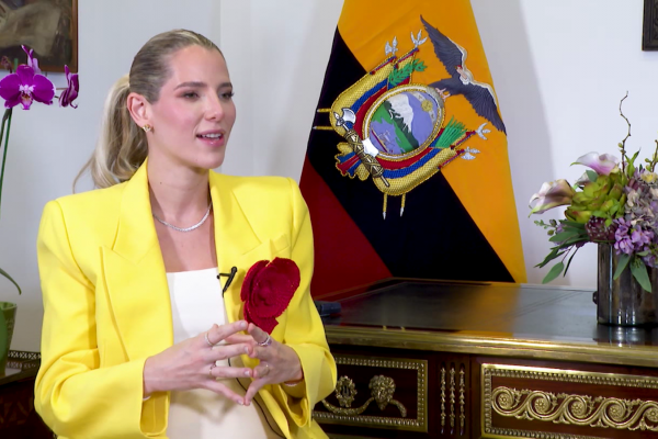 Lavinia Valbonesi, primera dama de Ecuador: Yo también he sufrido, perseverado y toqué puertas para llegar a donde estoy