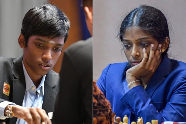 Estos dos hermanos de la India hacen historia al ganar cada uno el título de gran maestro de ajedrez