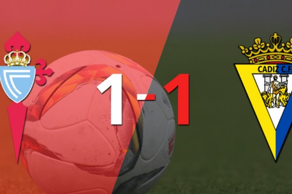 Empate a uno entre Celta y Cádiz
