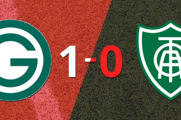 Con lo justo, Goiás venció a América-MG 1 a 0 en el estadio Hailé Pinheiro