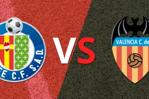 El segundo tiempo comienza sin goles entre Getafe y Valencia