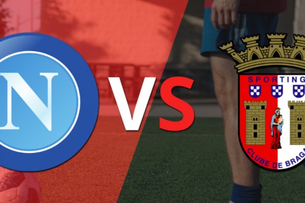 Napoli es superior a SC Braga y lo vence por 2-0