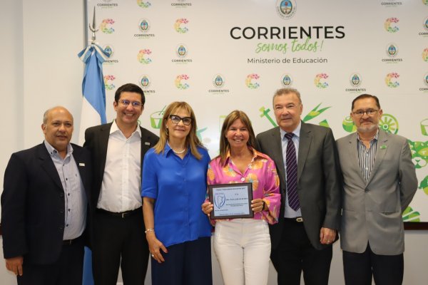 Por segundo año consecutivo, Corrientes recibió el premio a la Excelencia Educativa
