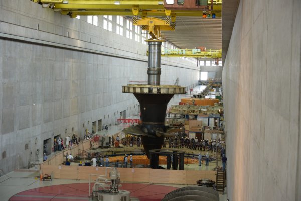 Yacyretá avanza en el proceso de modernización y rehabilitación de la Unidad Generadora Nº 4 de la Central Hidroeléctrica