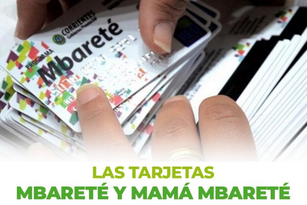 Salud Pública comunica que se encuentran habilitadas las tarjetas Mbareté y Mamá Mbareté