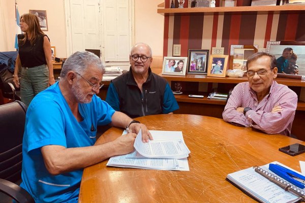 Salud Pública firmó un convenio para la puesta en función del Servicio de Angiografía del Hospital Escuela