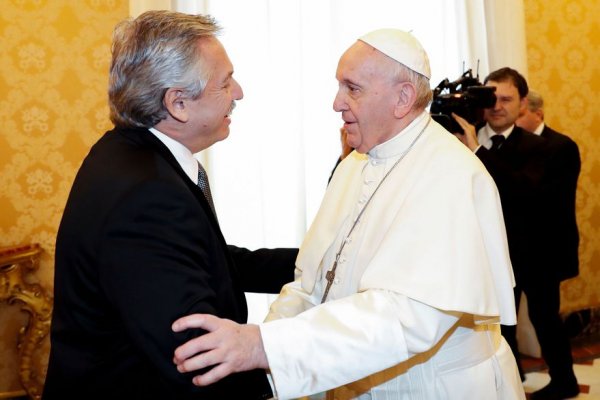 El Papa recibió a Alberto Fernández en el Vaticano