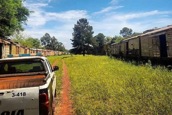 Prófugos de Corrientes se escondían en los vagones de tren en Apóstoles
