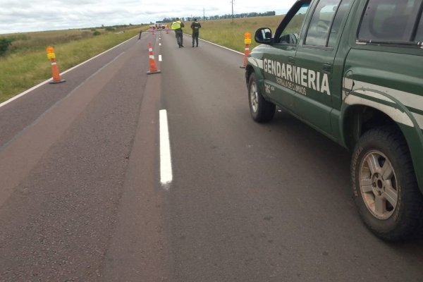 Gendarmería colaboró con las actividades de descacharrado y de prevención vial por las inclemencias climáticas