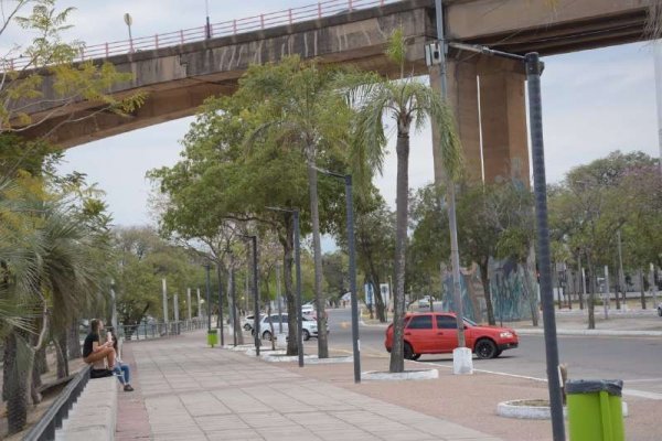 Corte de tránsito en la Costanera Sur de Corrientes