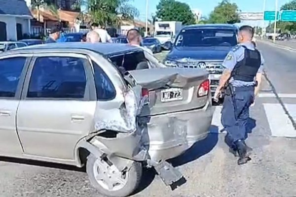 Corrientes: un herido tras un choque en avenidas Chacabuco y Ferré