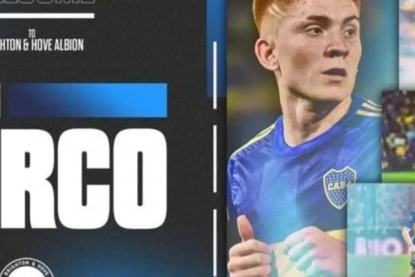 La curiosa presentación del Brighton para anunciar a Valentín Barco