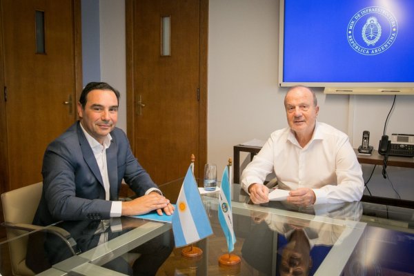 Valdés con ministro de Infraestructura de Nación: dijo que Corrientes deberá gestionarse la obra pública