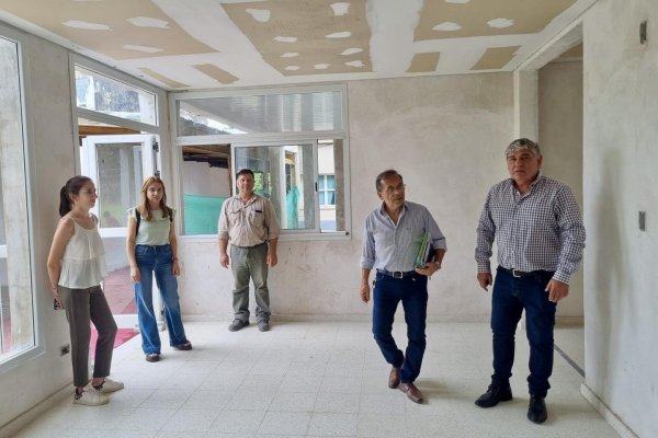 Las obras del Servicio de Pediatría del hospital de Saladas ya están en un 90%