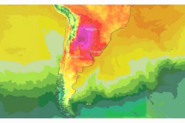 “Este sábado en Argentina tendrá las temperaturas más altas del continente»
