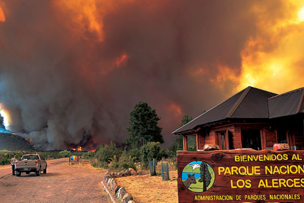 Parque Natural argentino Los Alerces pierde 3.005 Hectáreas en Devastador Incendio