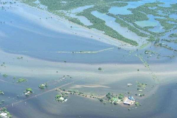 Inundaciones en Corrientes: pobladores de paraje en Perugorría se organizan para reclamar
