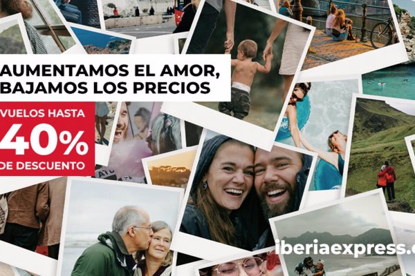 Iberia Express lanza descuentos del 40% en todos sus vuelos por San Valentín