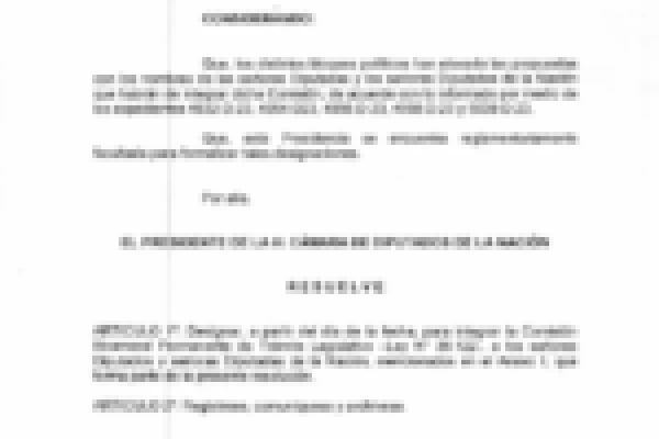 Menem conformó la comisión que tratará el DNU y le quitó un representante a Unión por la Patria