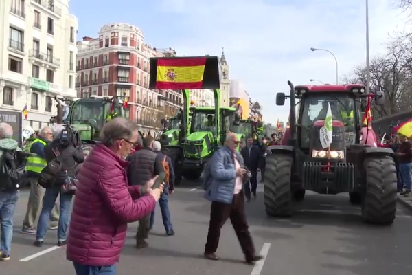 El malestar del sector agropecuario español reúne a 4.000 personas y 500 tractores en Madrid: cuáles son sus reclamos