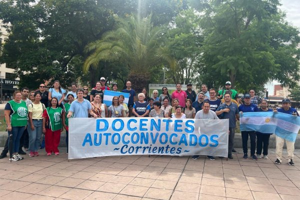 Corrientes: alta adhesión al paro docente convocado por SUTECO y CTERA