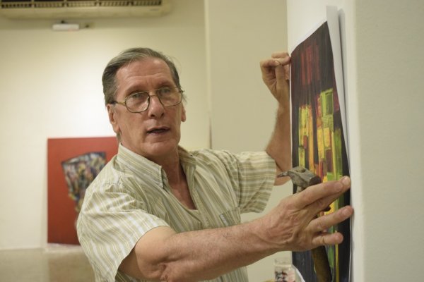 José Mizdraji presenta sus obras en la Sala del Sol