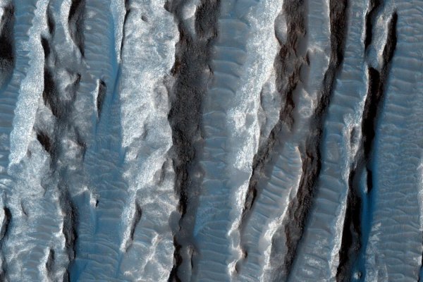 Formaciones rocosas en la superficie de Marte son la imagen de la semana de la NASA