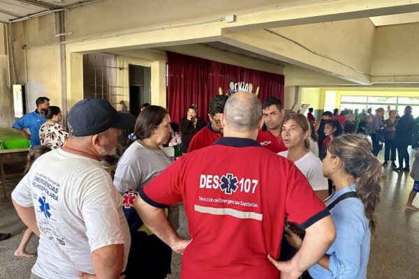 Corrientes : Salud Pública coordina asistencia a damnificados por el temporal