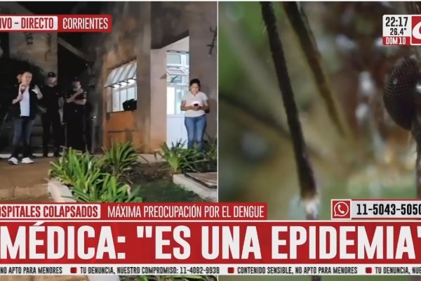 Furia vecinal en Virasoro por la muerte de una joven por dengue: reclamos a Salud Pública