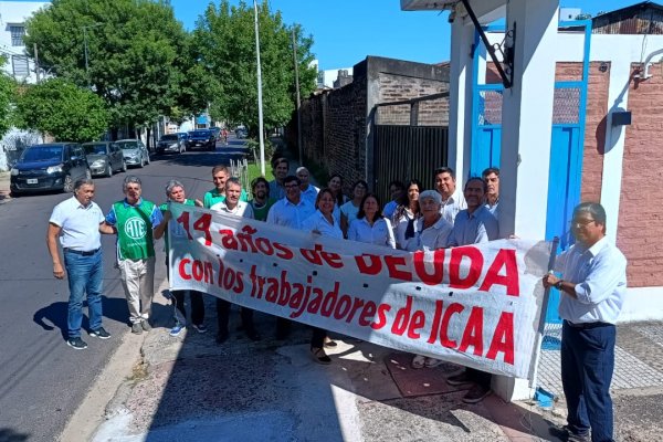 PROTESTA DE TRABAJADORES: activan plan de lucha junto a los trabajadores del ICAA