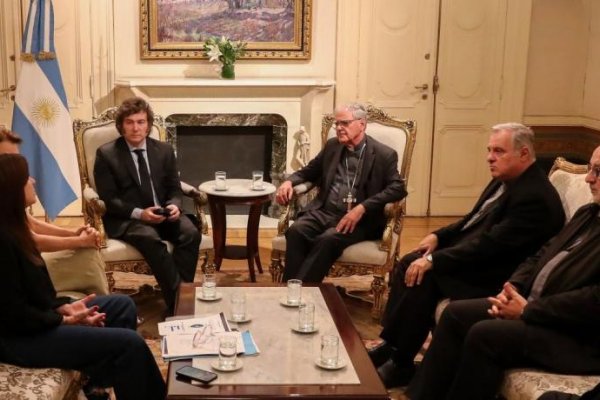 Los obispos visitaron al presidente Milei y dialogaron sobre la realidad del país