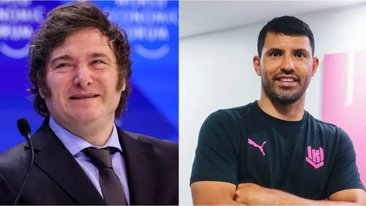 Javier Milei reveló que tuvo una charla con el Kun Agüero por las SAD