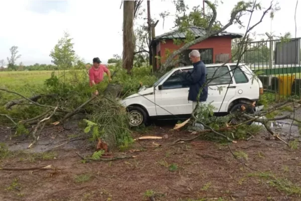 Temporal causó destrozos en varios barrios de la capital correntina
