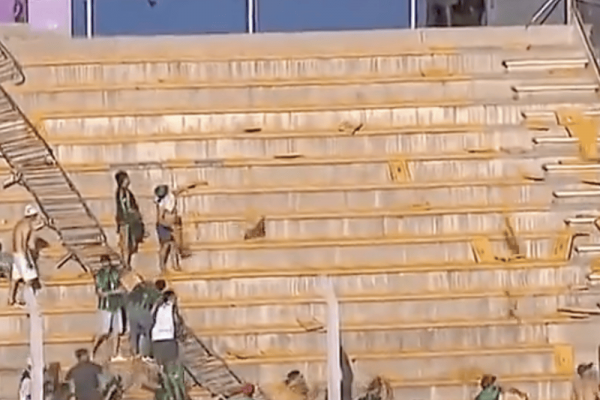 Fuertes incidentes en el clásico cuyano entre Godoy Cruz vs. San Martín de San Juan