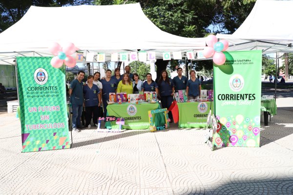 Promoción y prevención por el Día de la Tuberculosis en Corrientes
