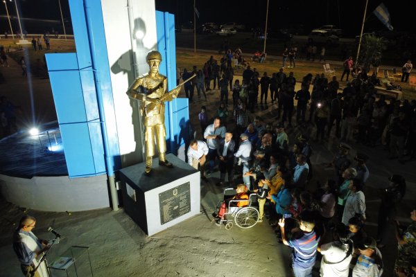 Saladas: quedó oficialmente inaugurado el nuevo Paseo Héroes de Malvinas