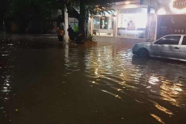 Corrientes otra vez bajo agua: cayeron 35 milímetros durante la madrugada del jueves