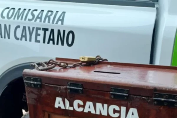 Corrientes: recuperaron una alcancía robada del santuario de San Cayetano